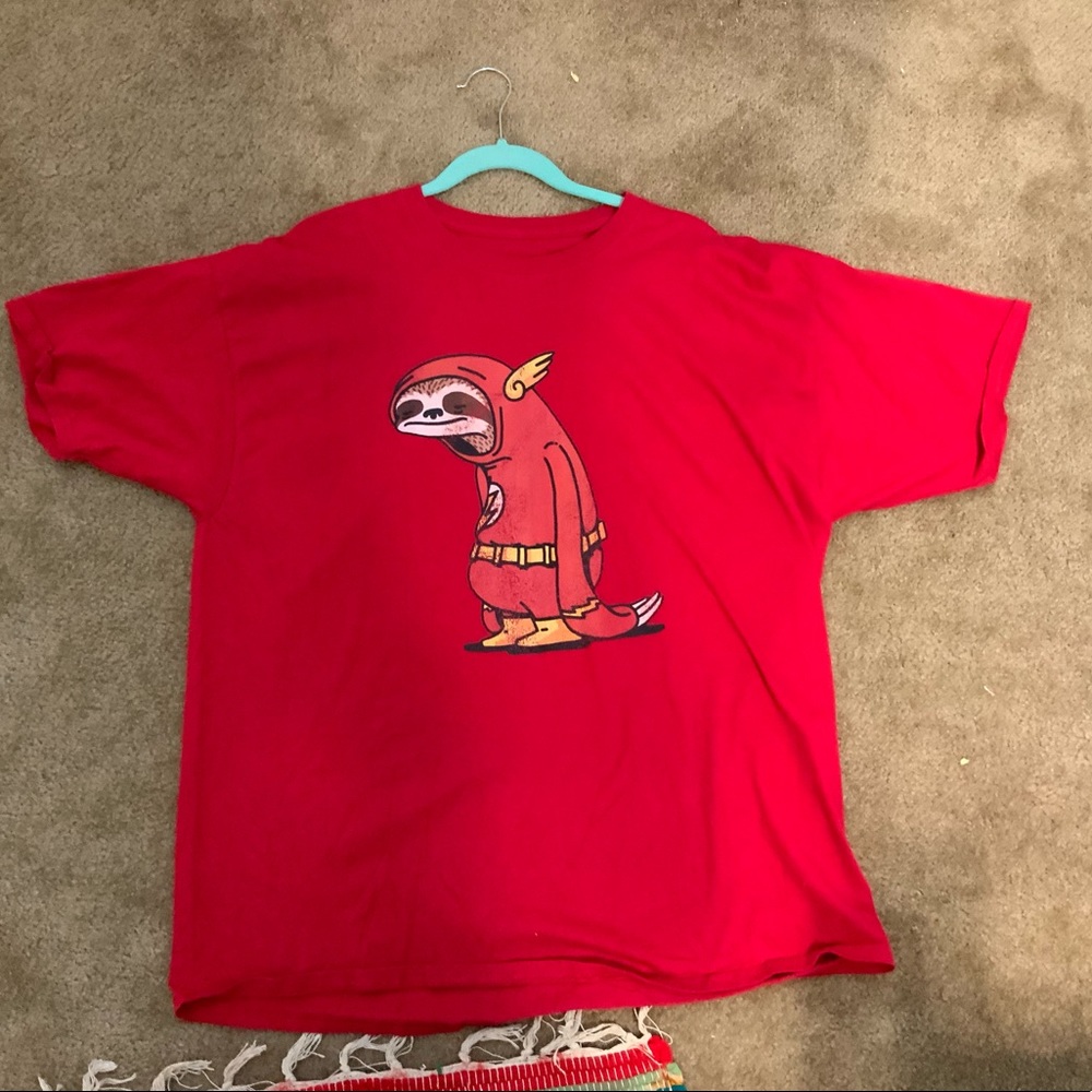 Sloth-flash shirt 😆❤️